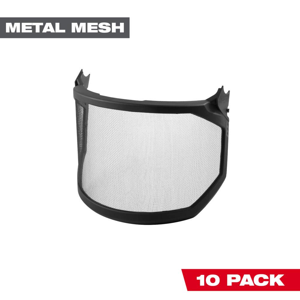 Milwaukee Mesh Shield Replacement Helmet and Hard Hat Mount 10pk 48-73-1433 from Milwaukee - Intensery