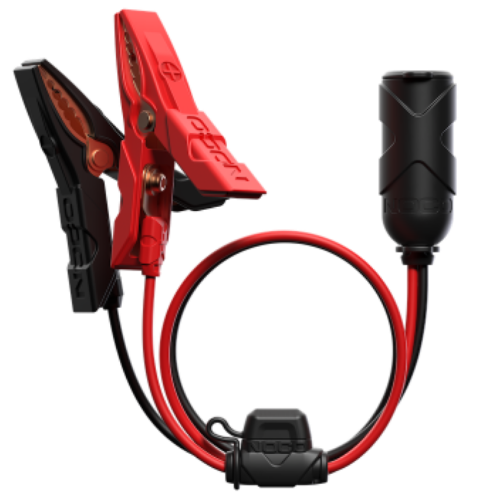 Noco 12V 15A Adapter Plug with Battery Clamps - Intensery