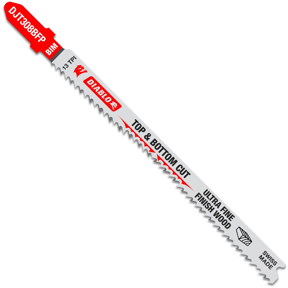 Diablo Tools 4-5/8 Bi-Metal T-Shank Jig Saw Blades， Ultra Fine Finish Cuts - Intensery