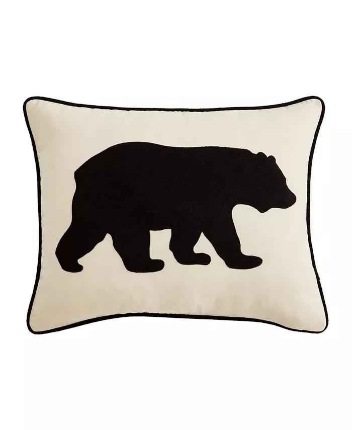 Eddie Bauer Bear Breakfast Decorative Pillow Cover， 16