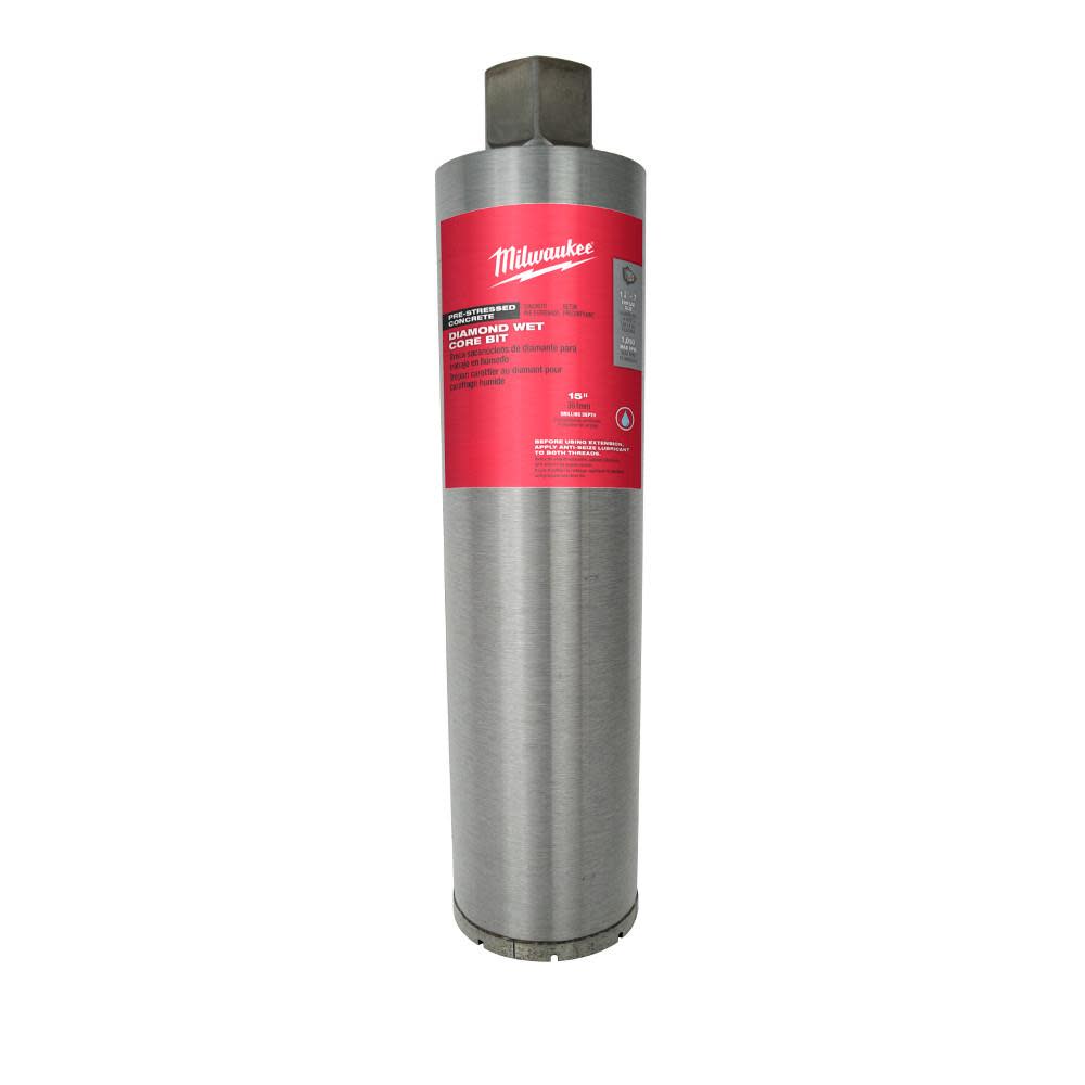 Milwaukee 3 In. Pre-stressed Diamond Wet Core Bit 48-17-1030 from Milwaukee - Intensery