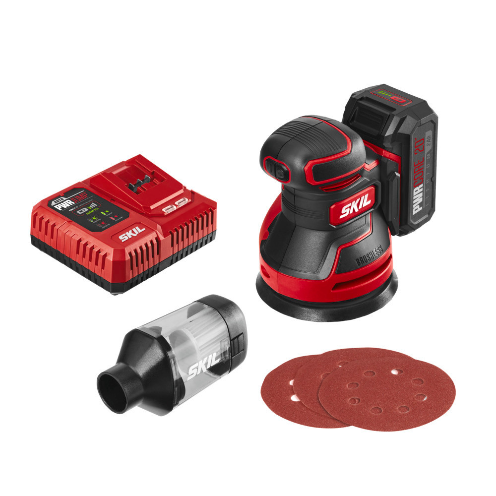 Skil PWRCORE 20™ Brushless 20V Random Orbital Sander Kit - Intensery