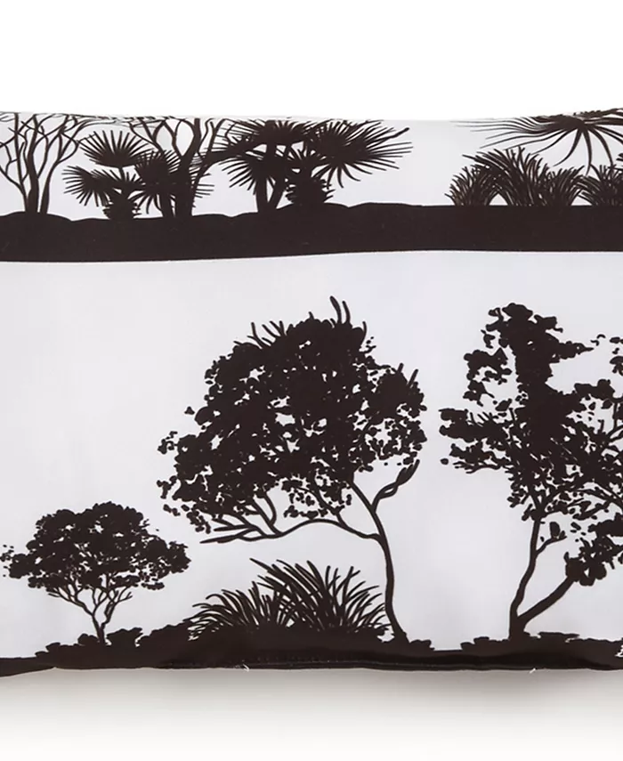 Colcha Linens African Safari Long Rectangle Pillow - White Safari - Intensery