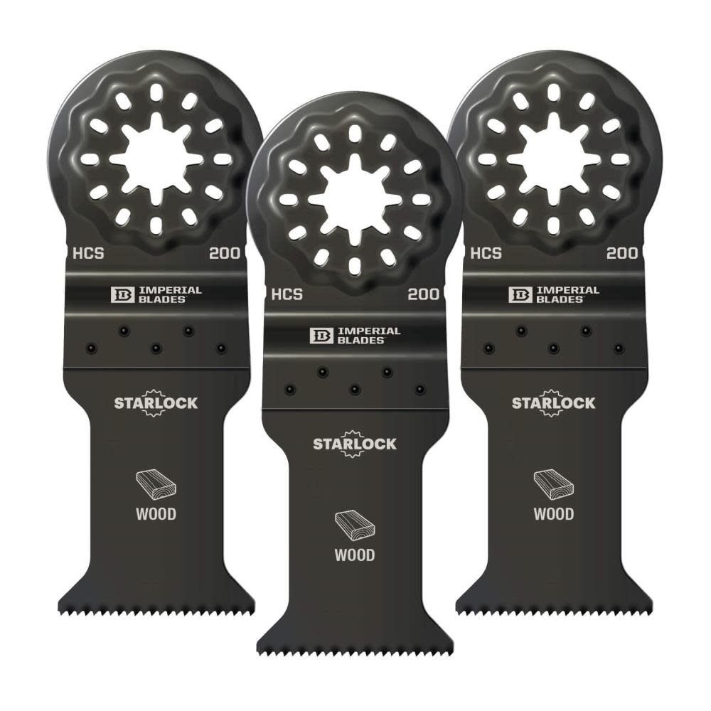 Imperial Blades Starlock 1 3/8 Standard Wood Blade 3pc - Intensery