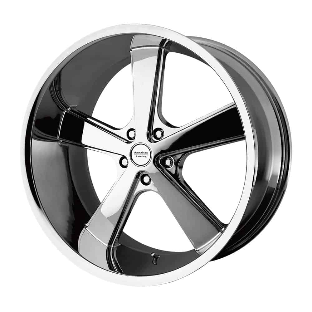 American Racing Vintage VN701 NOVA VN701 22X9 5X5.0 CHROME 15MM - Intensery