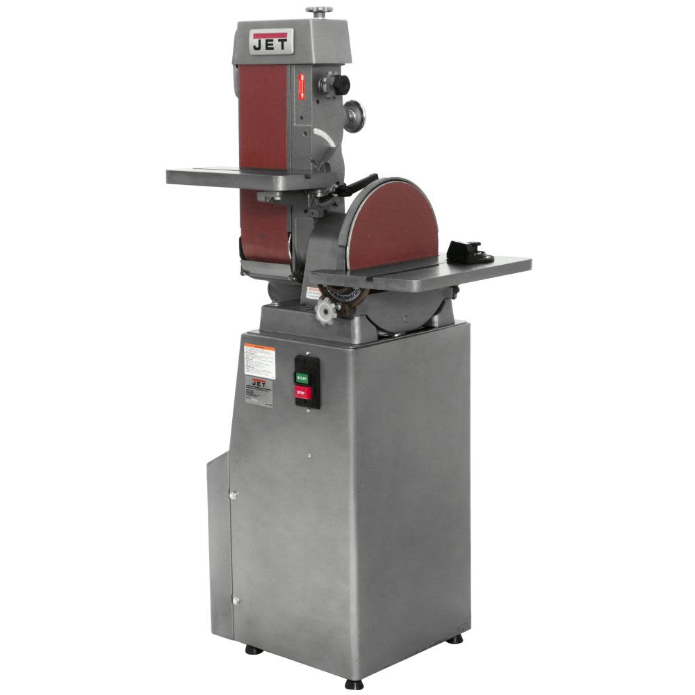 J-4200A 6and#215;48 Industrial Combination  Belt and 12 Disc Finishing Mach 1PH  115V - Intensery