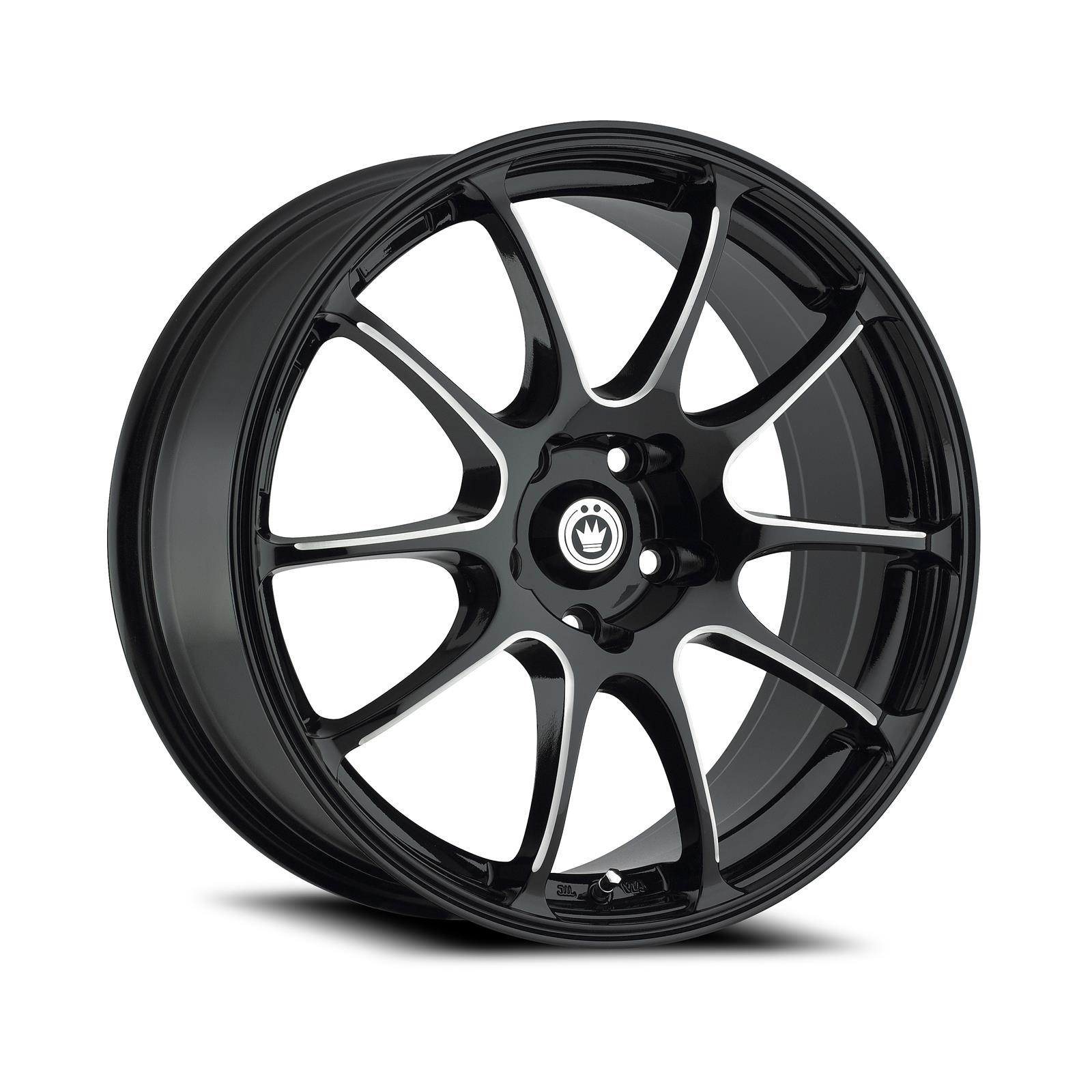 Konig Wheels IL77514405 Konig Illusion Gloss Black Wheels with Machined Spokes - Intensery