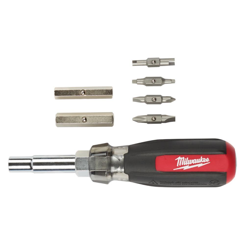 Milwaukee 13-in-1 Cushion Grip Screwdriver with Schrader Bit 48-22-2881 from Milwaukee - Intensery