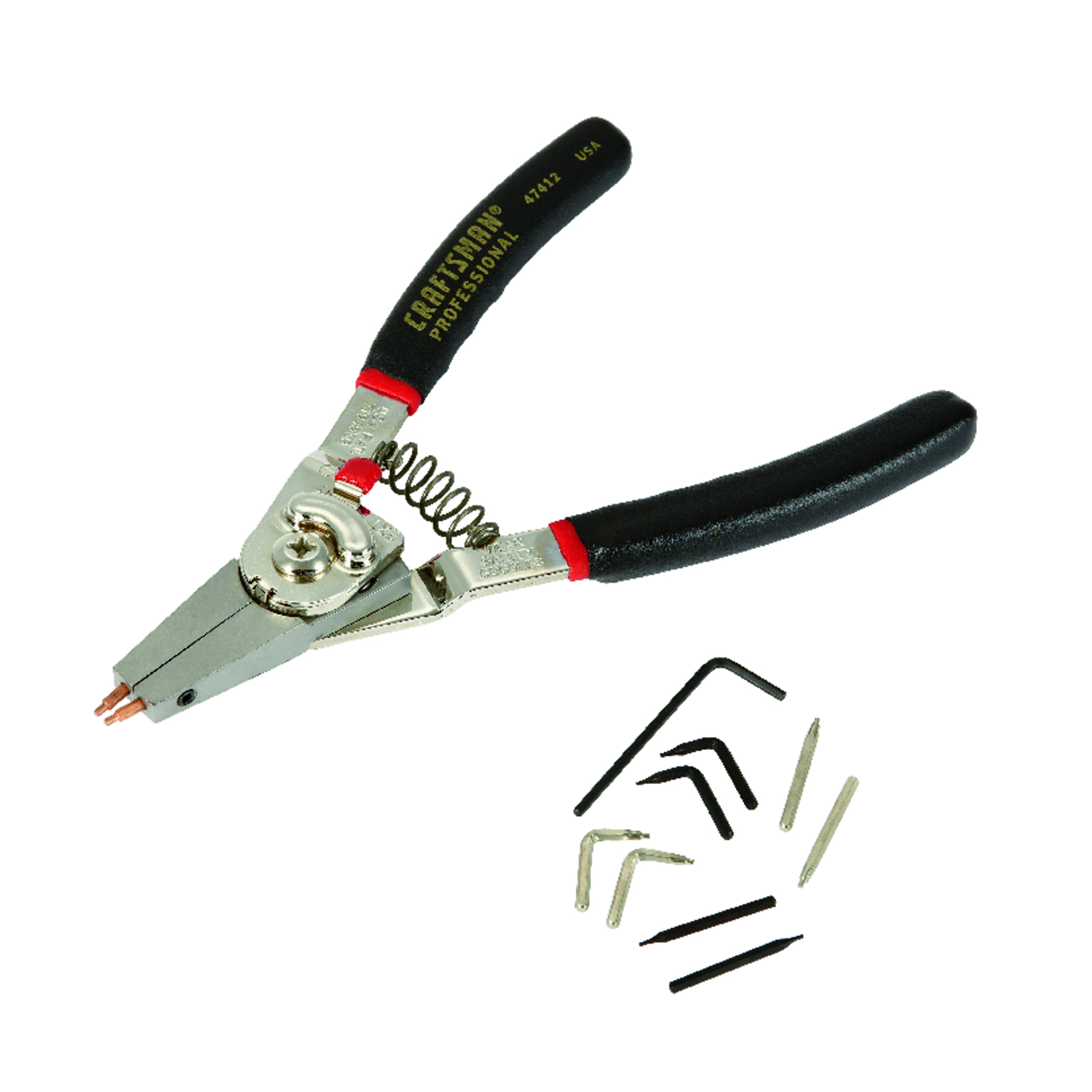 Craftsman 8 in. Alloy Steel Retaining Ring Pliers - Intensery