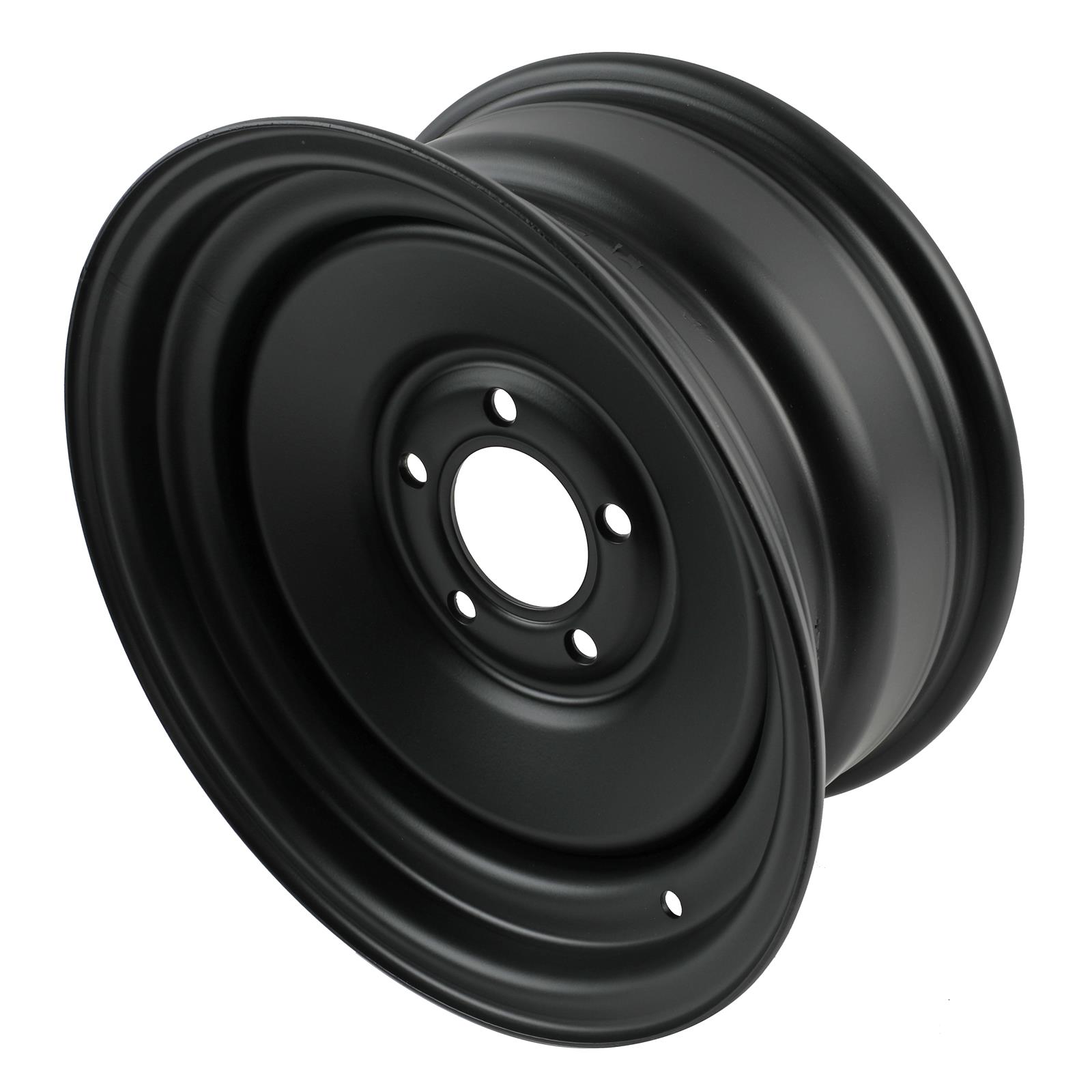 U.S. Wheel 68-5750 U.S. Wheel 68 Series Rat Rod Matte Black Wheels - Intensery
