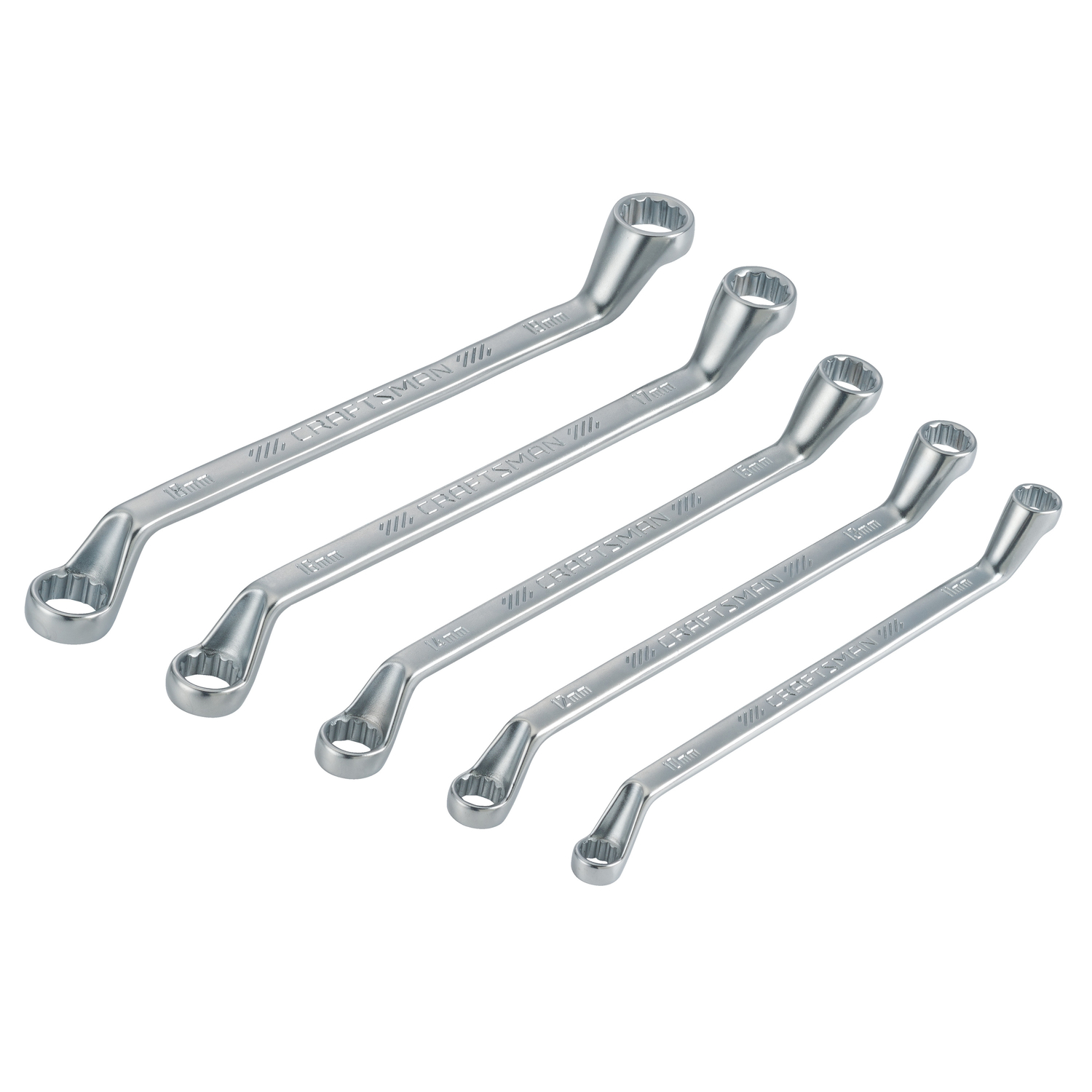Craftsman 12 Point Metric Deep Offset Box Wrench Set 5 pc - Intensery