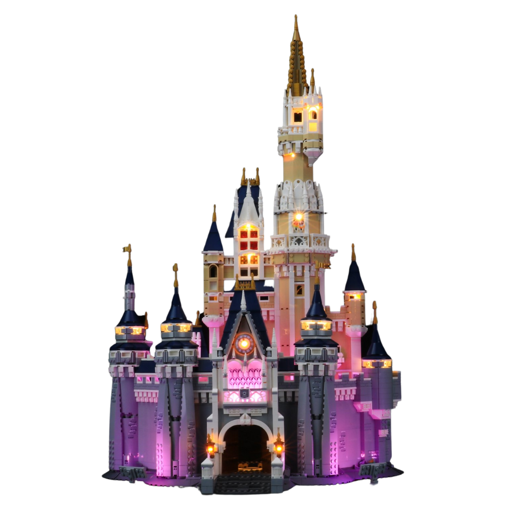 Briksmax LED Lighting Kit with Remote Control for the Cinderella Princess Castle Compatible with Legos 71040 Building Model (Not Include the Building - Intensery