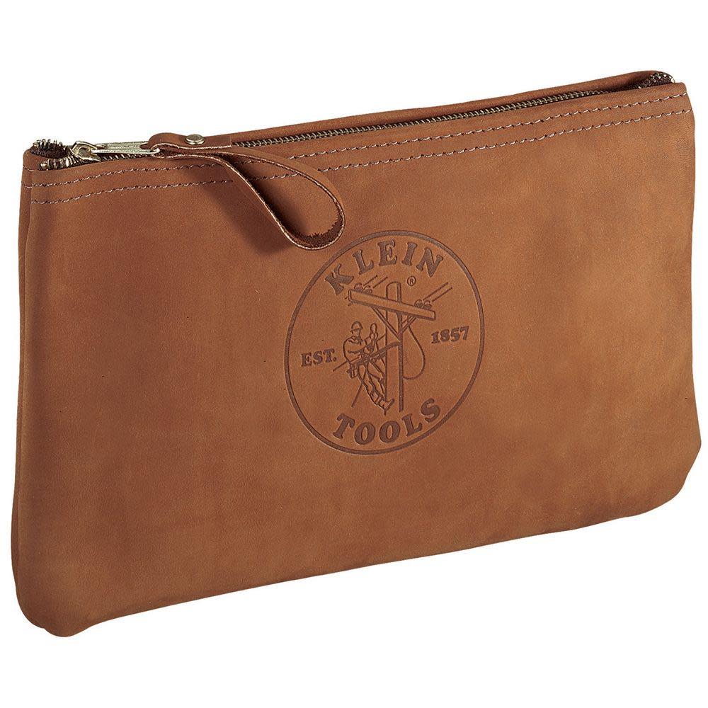 Top-Grain Leather Zipper Bag - Intensery