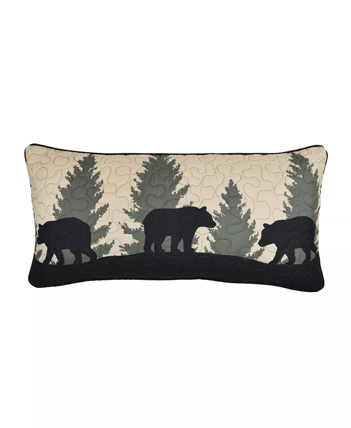 American Heritage Textiles Bear Walk Plaid Decorative Pillow， 11