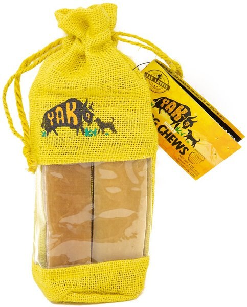 Yak9 Chews Honey Yak Chew Dog Treats， 2 count， Large - Intensery