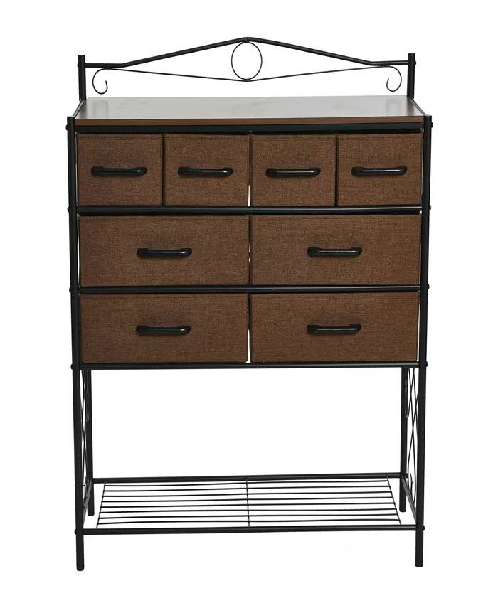 Household Essentials Wide Dresser with Storage Rack - Intensery