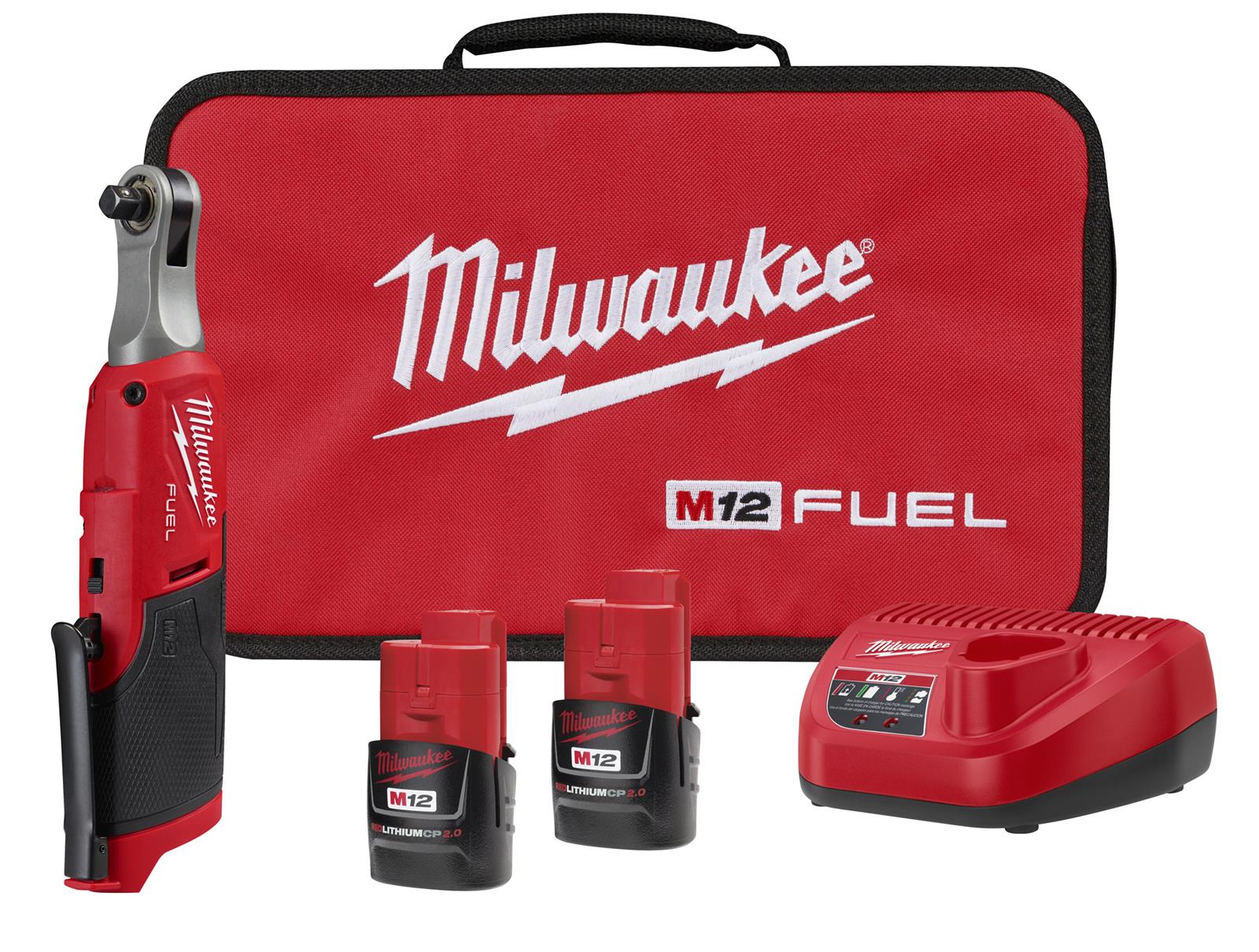 Milwaukee Tool 2567-22 Milwaukee M12 FUEL Cordless Lithium-Ion High-Speed Ratchets - Intensery
