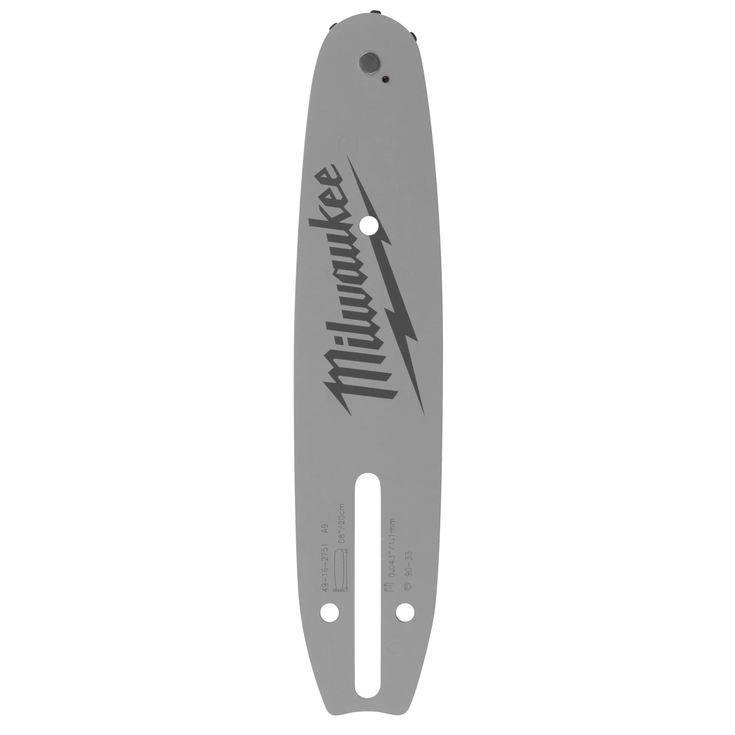 Milwaukee M18 49-16-2751 8 in. 33 links Chainsaw Bar - Intensery