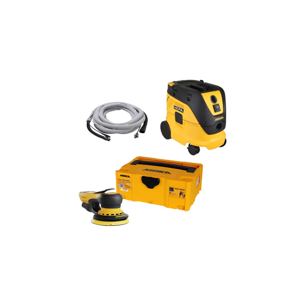 Mirka 5 5mm Orbit Sander Electric Dust Free Basic System - Intensery