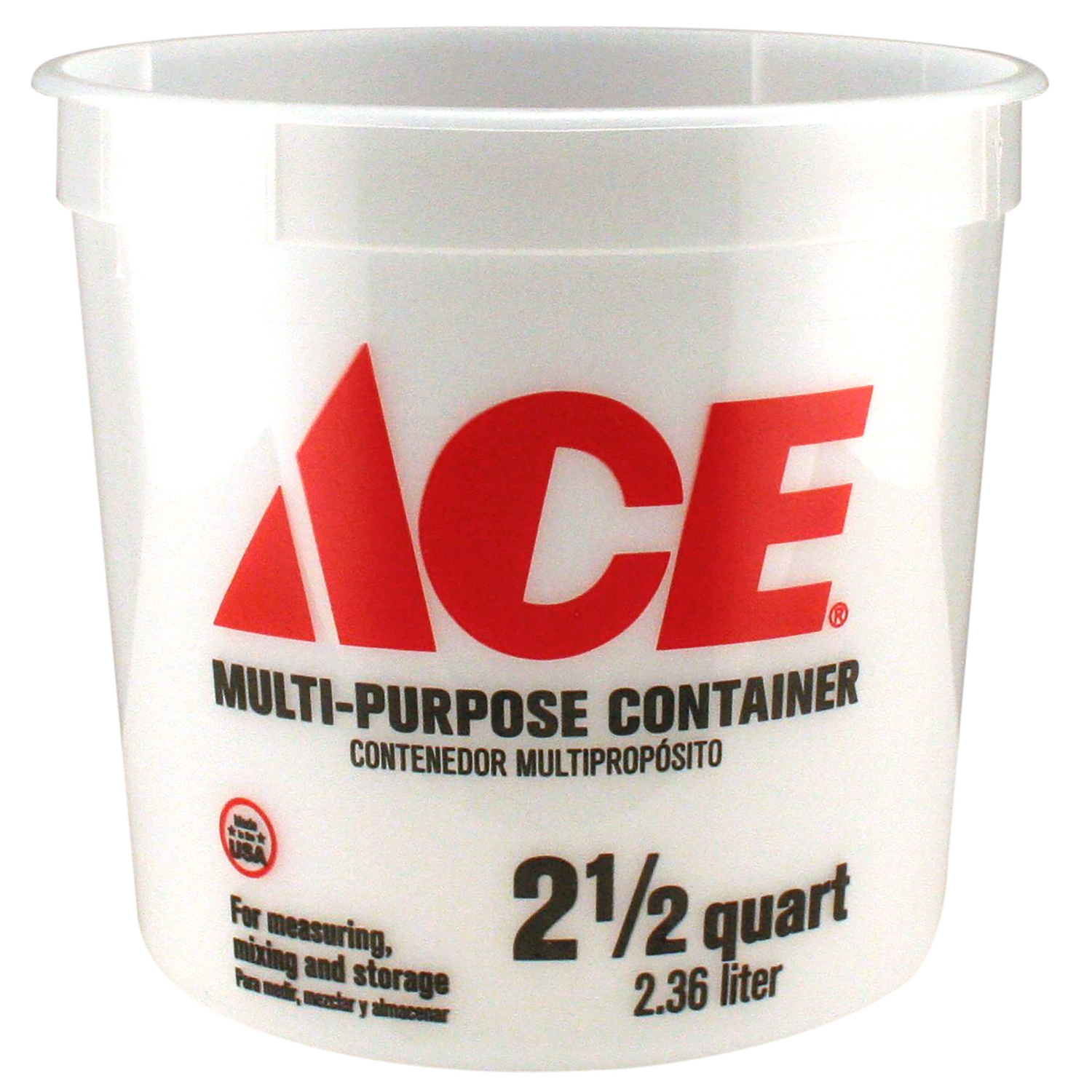 Ace Clear 2.5 qt Bucket - Intensery