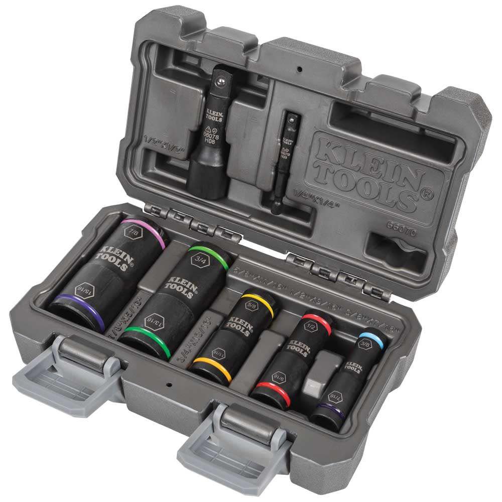 Klein Tools Flip Impact Socket Set 7pc 66070 from Klein Tools - Intensery