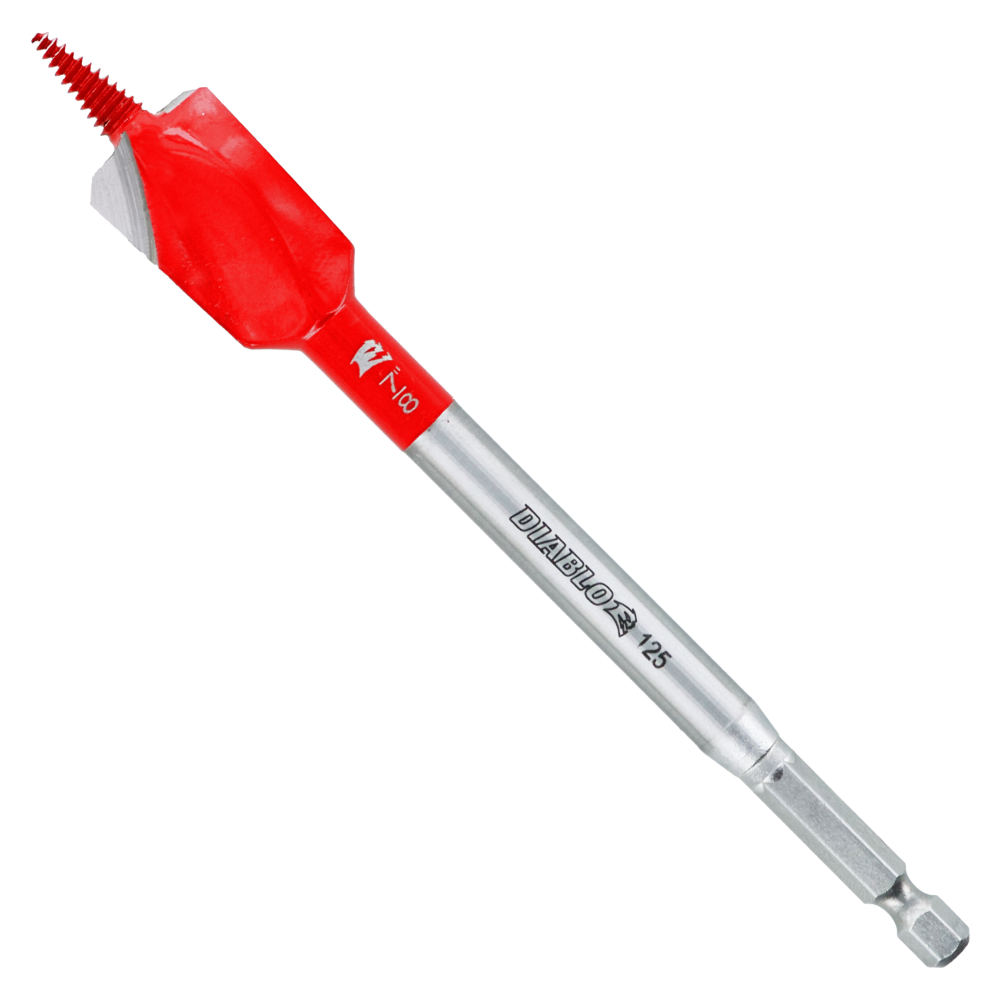 Diablo 7/8 x 6 Demo Demon Spade Bit for Nail Embedded Wood - Intensery