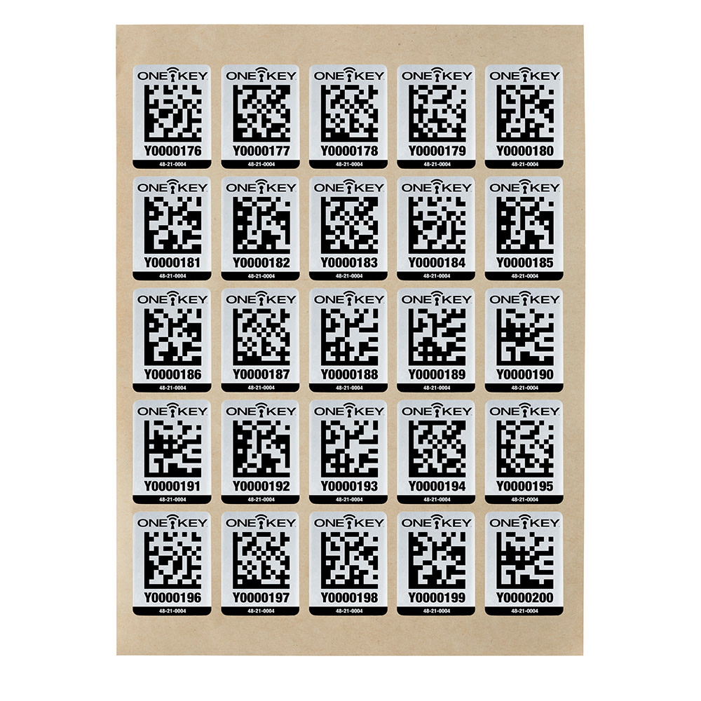 ONE-KEY™ Asset ID Tag – Large for Metal Surface (25pc) - Intensery