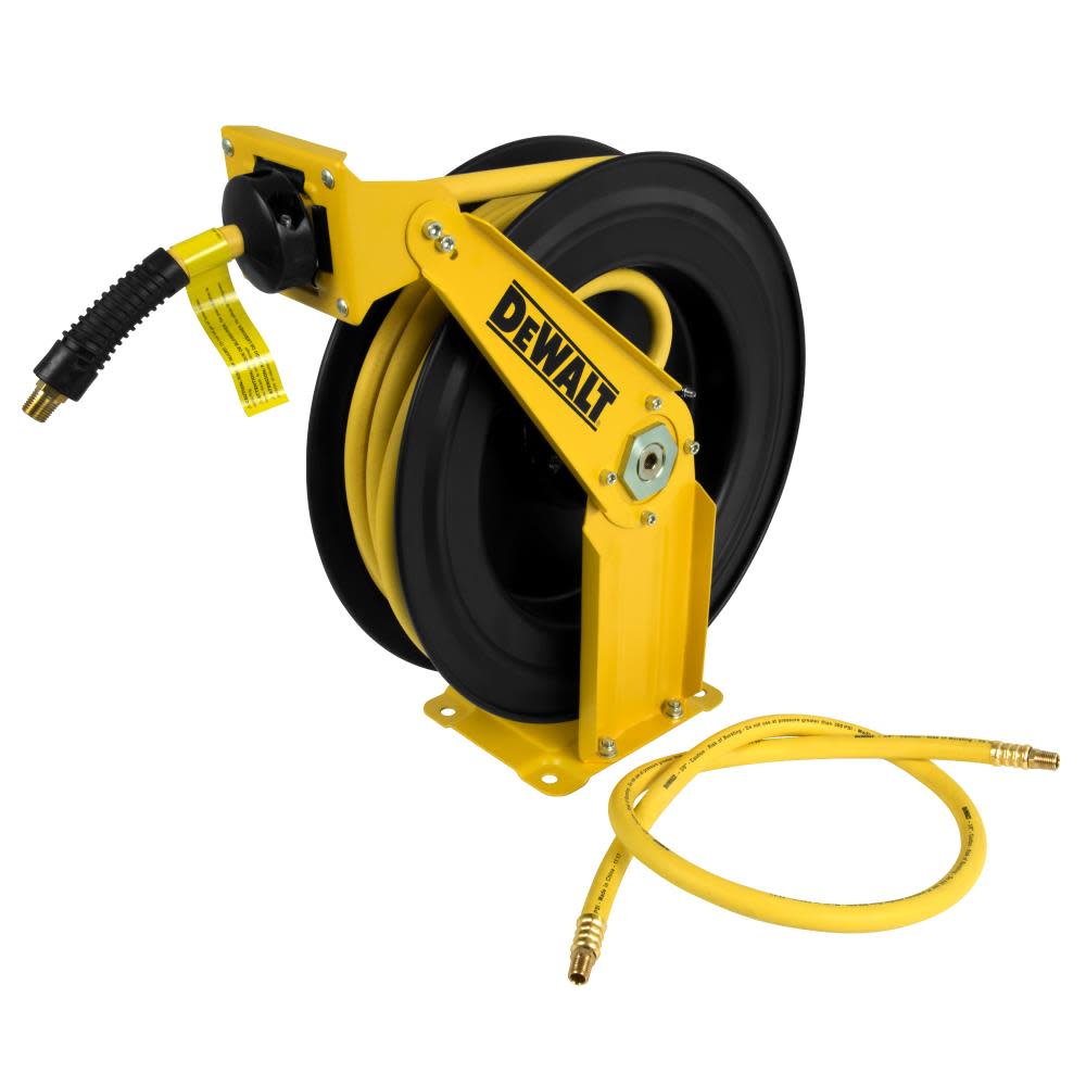 DEWALT 3/8 in. x 50 ft. Double Arm Auto Retracting Air Hose Reel DXCM024-0343 from DEWALT - Intensery