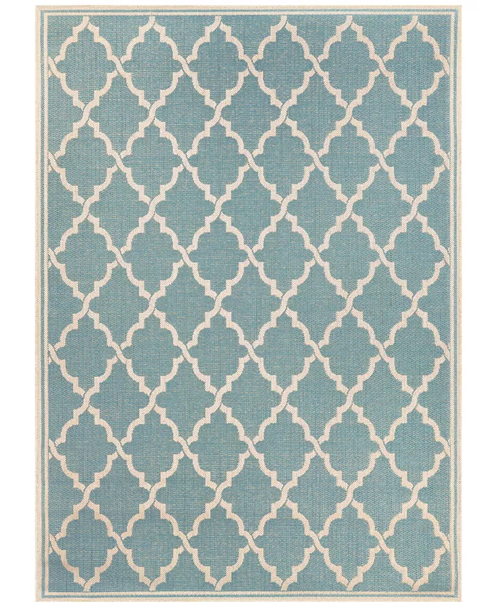 Couristan Monaco Indoor Outdoor Ocean Port Area Rugs - Intensery
