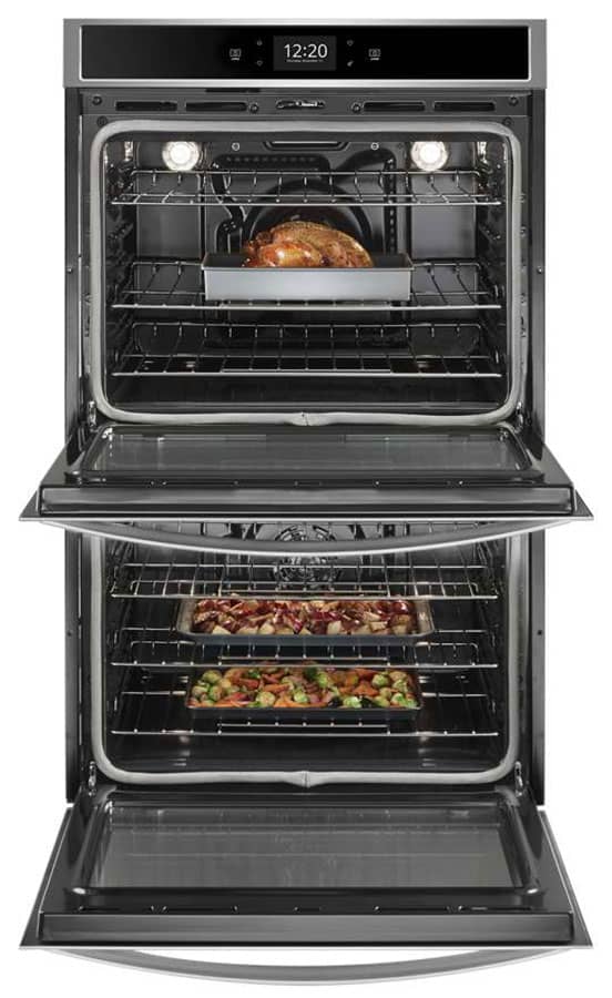 Whirlpool 10 Cu. Ft. Stainless Steel Smart Electric Double Wall Oven - Intensery