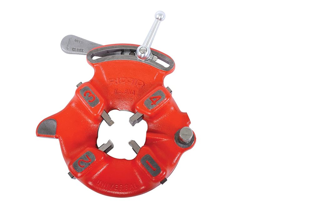 Ridgid Universal 811A 1/8 to 2 Inch NPT Self-Opening Die Head 97065 from Ridgid - Intensery