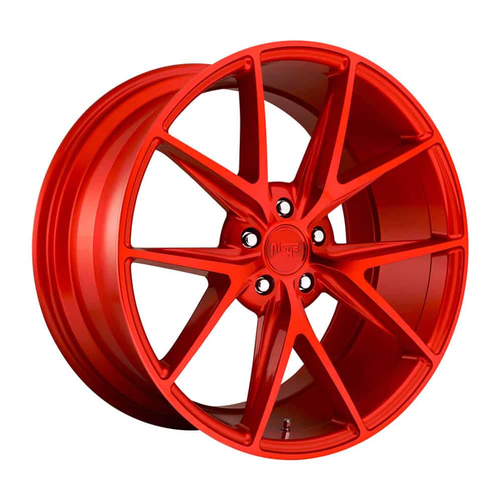 Niche 1PC M186 MISANO M186 18X8 5X4.5 GL-RED 40MM - Intensery