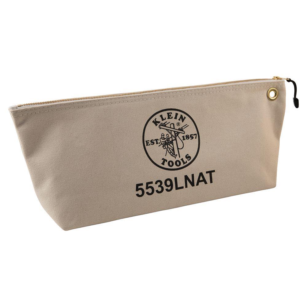 Klein Tools Zipper Canvas Tool Bag Natural 5539LNAT from Klein Tools - Intensery