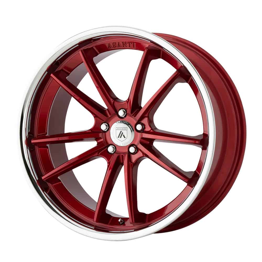 Asanti Black ABL-23 DELTA AB23 22X10.5 5X112 CANDY RD CHR LP 35MM - Intensery