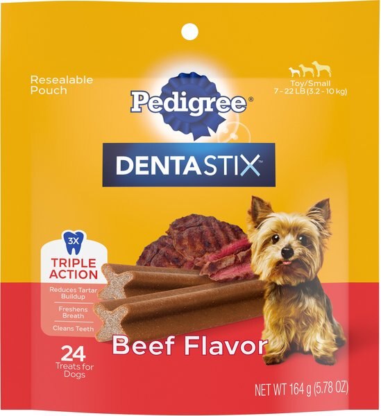 Pedigree Dentastix Beef Mini Dental Dog Treats - Intensery