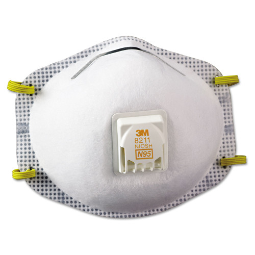 3M Particulate Respirator 8211， N95， 10/Box - Intensery