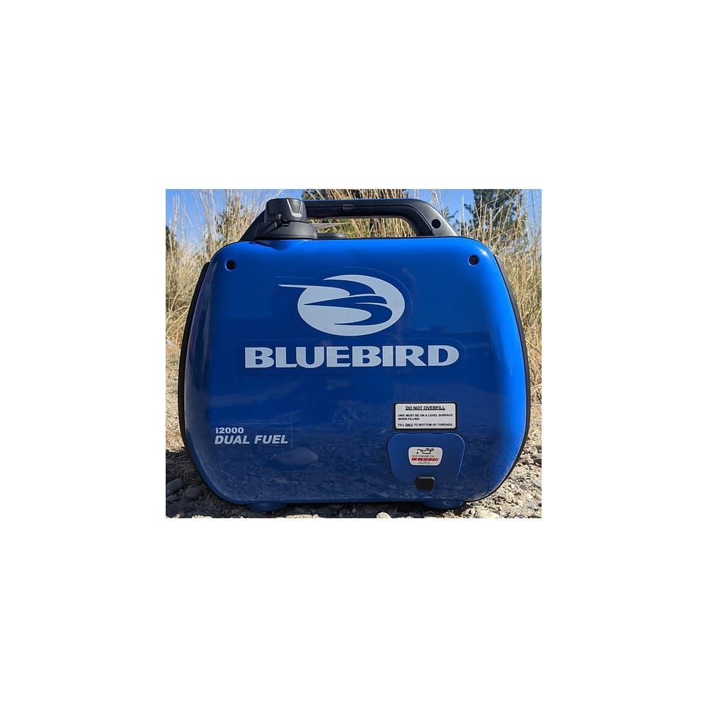 Bluebird Air Cooled Dual Fuel Generator 2000W 79.7cc OHV - Intensery