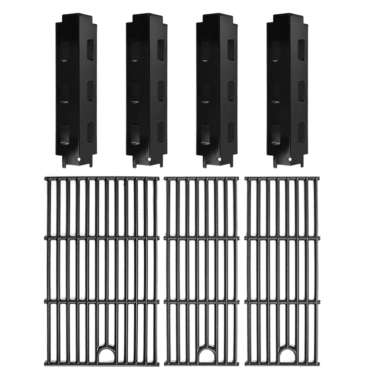 Rebuild Kit for Char-Broil 463350108, 463320707, 463320107 etc Grills, Grill Grates and Heat Plates Set - Intensery