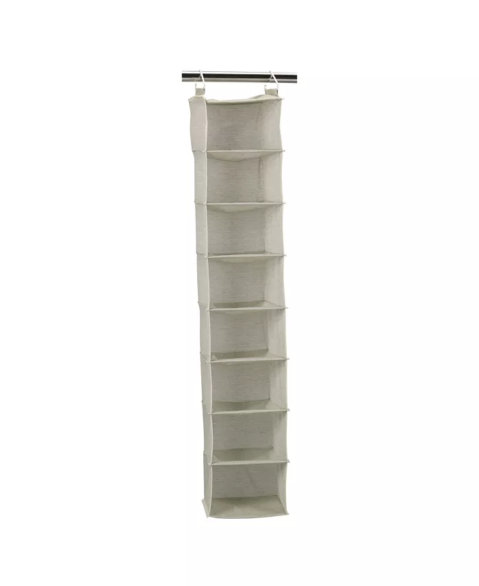Household Essentials 8-Shelf Hanging Organizer， Tea fog - Intensery