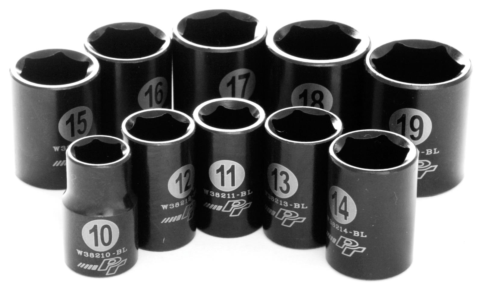 Performance Tool W38201 Performance Tool Metric Laser-Etched Socket Sets - Intensery