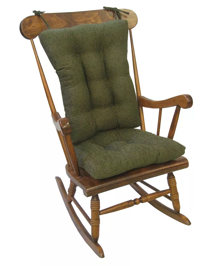 Klear Vu The Gripper Tyrus Rocking Chair Pad Cushion Set， 2 Piece - Intensery