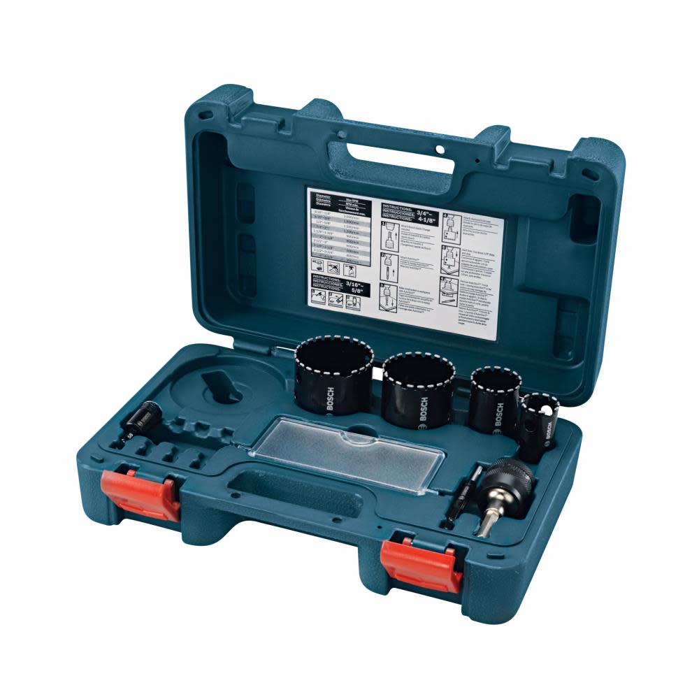 Bosch 7 pc. Diamond Hole Saw Set HDG7 from Bosch - Intensery