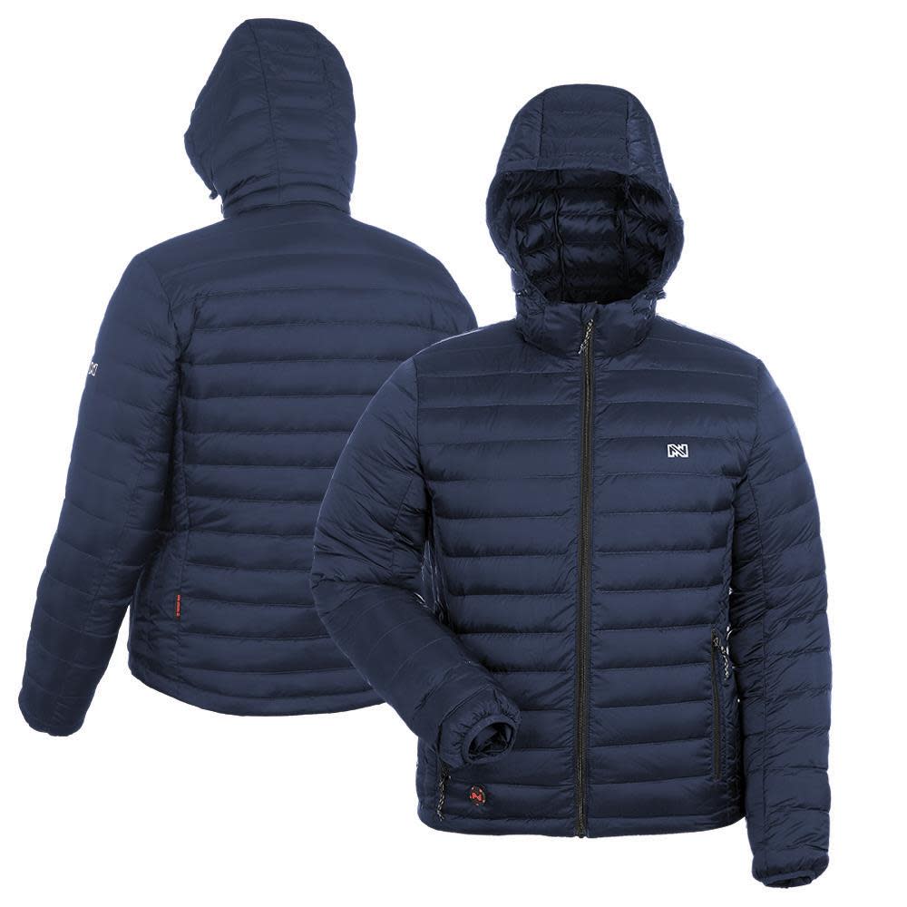 Summit Heated Jacket 12 Volt Mens Navy XL - Intensery