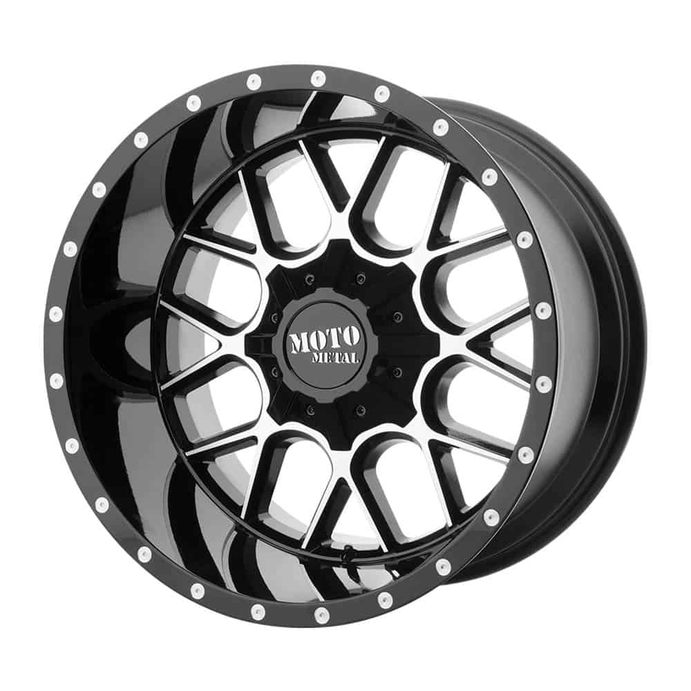 Moto Metal MO986 SIEGE MO986 20X12 6X135/5.5 G-BLK MACH -44MM - Intensery