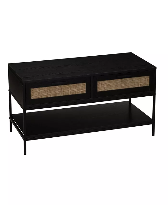 Household Essentials Woven Rattan Coffee Table - Intensery