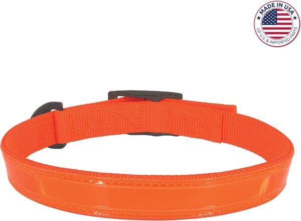 Water and Woods Double-Ply Reflective Hound Dog Collar - Intensery