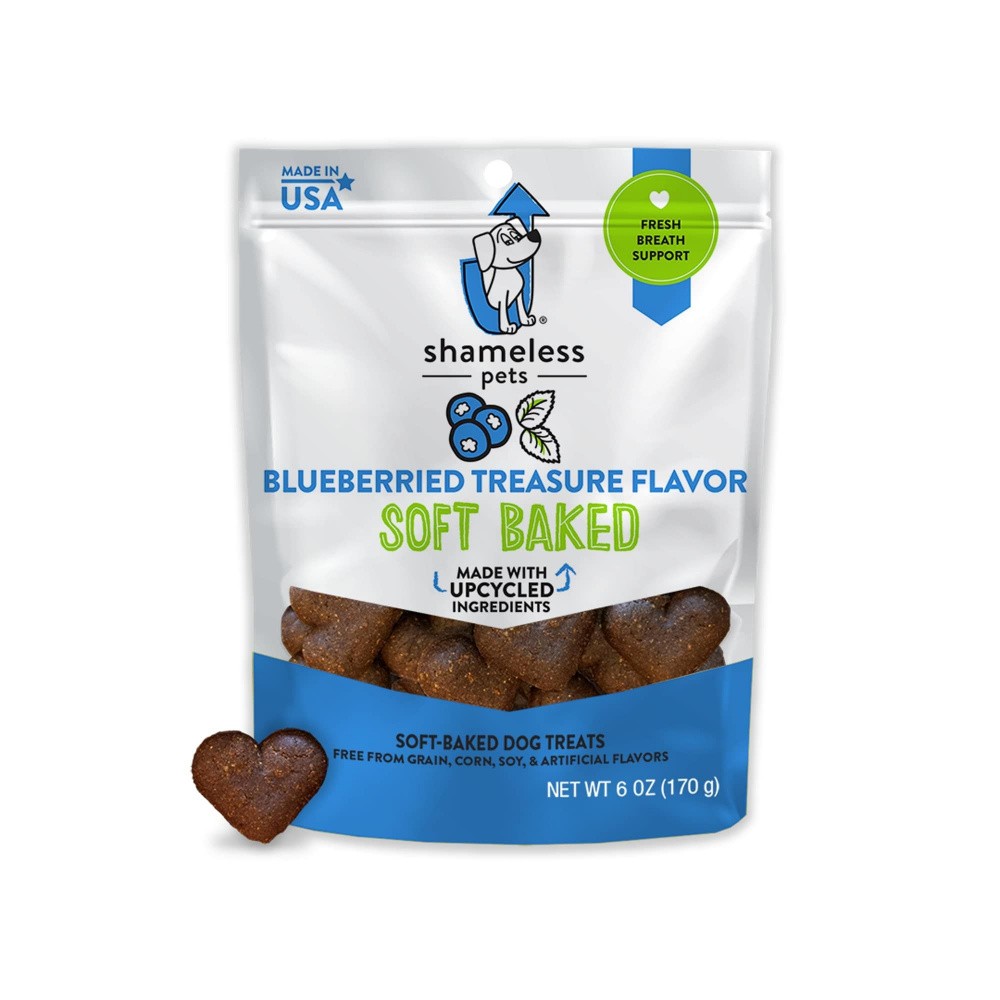 Shameless Pets Blueberried Treasure Soft-Baked Dog Treats - 6 oz - Intensery