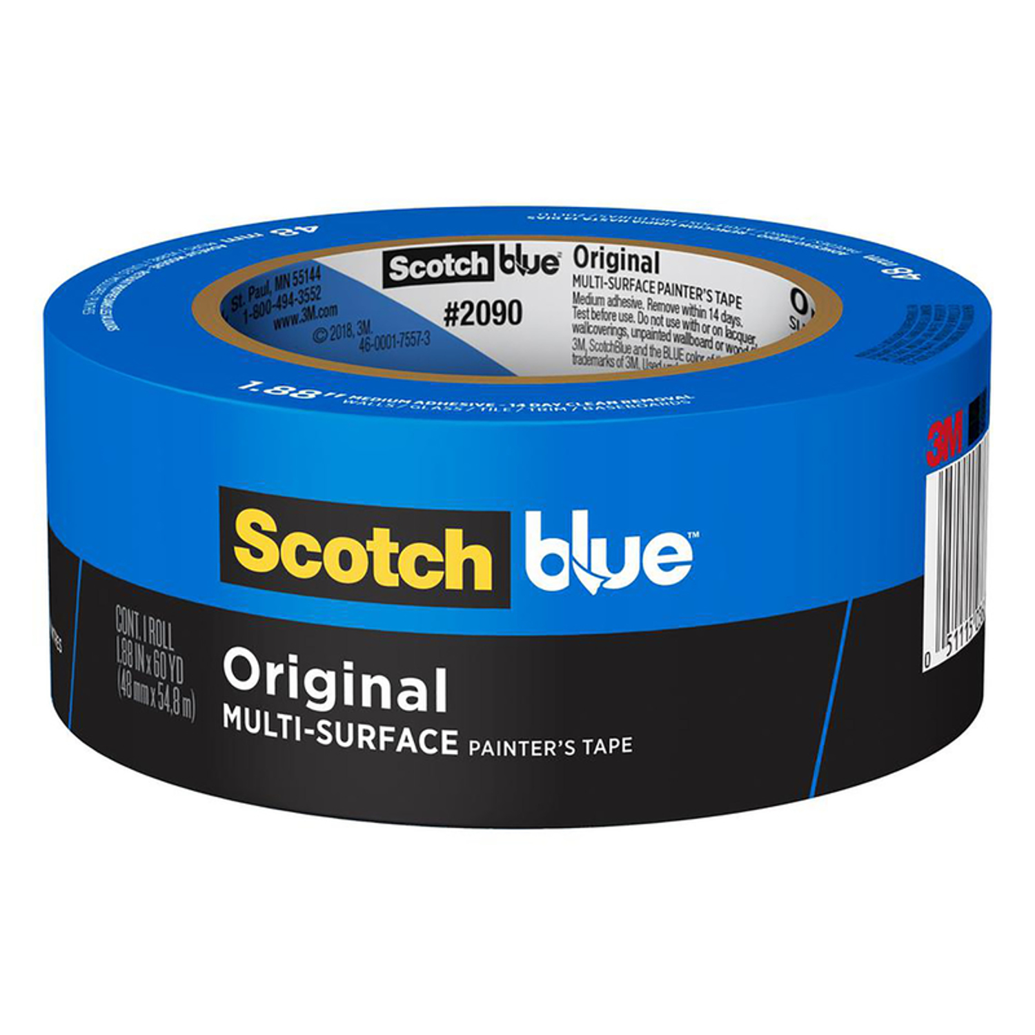 ScotchBlue 1.88 in. W X 60 yd L Blue Medium Strength Original Painter\u0027s Tape 1 pk - Intensery