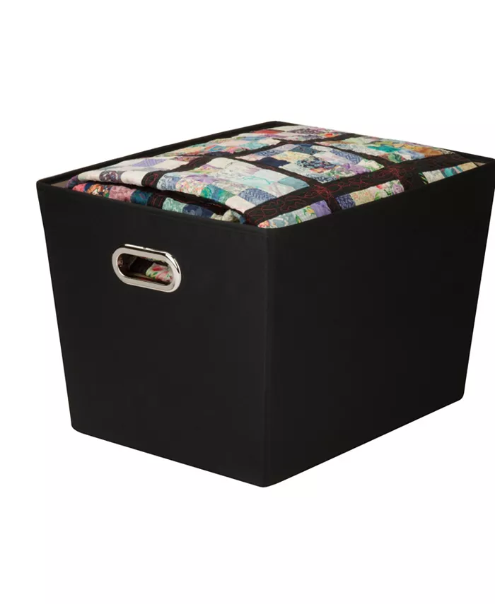 Honey Can Do Large Decorative Storage Bin with Handles - Intensery