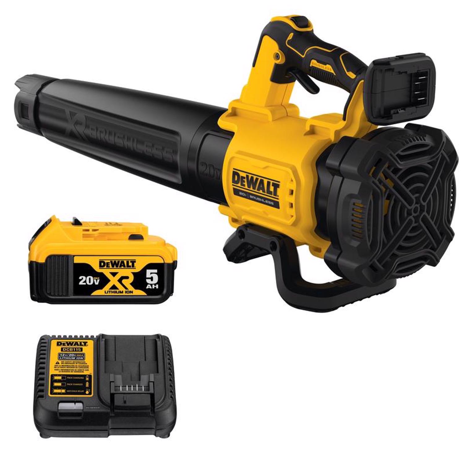 DeWalt 20V MAX DCBL722P1 125 mph 450 CFM 20 V Battery Handheld Blower Kit (Battery \u0026 Charger) - Intensery